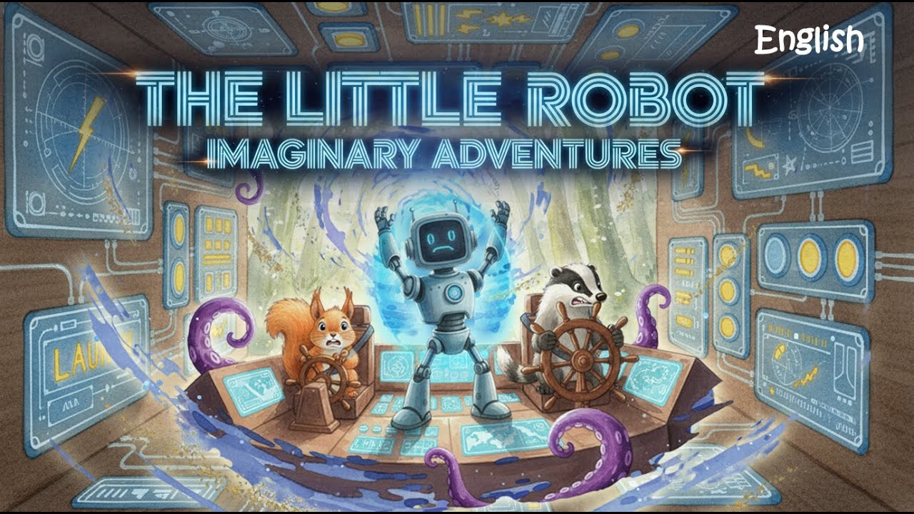 The little Robot: The Imaginary Adventures 🤖 | Creative Kids | Bedtime story for kids | English