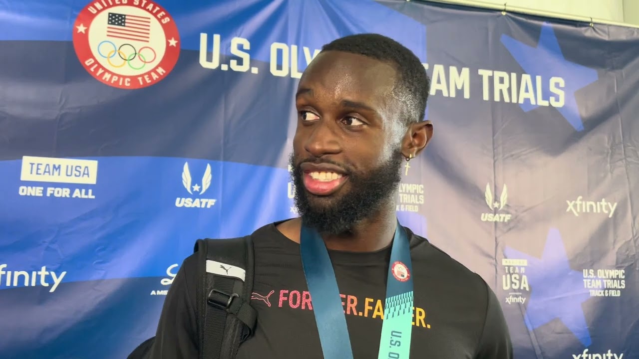 Jarrion Lawson Describes Qualifying For Paris Olympics in Long Jump After Injury and Ban from Sport