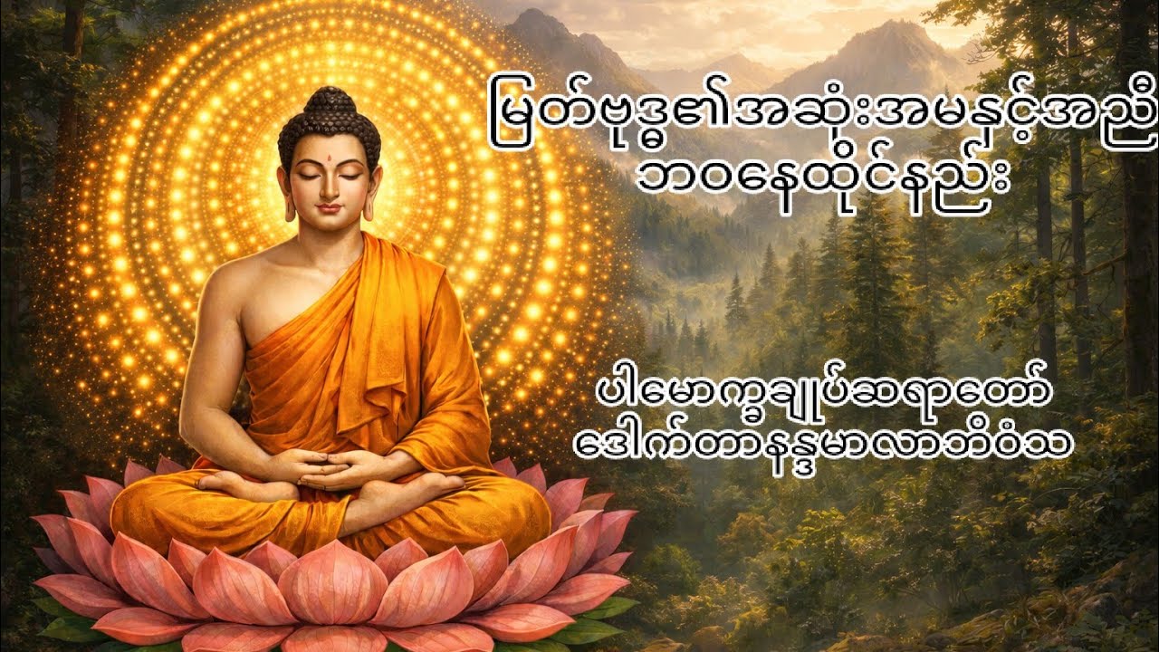 မြတ်ဗုဒ္ဓအဆုံးအမနှင့်အညီ ဘဝနေထိုင်နည်း#ပါမောက္ခချုပ်ဆရာတော် ဒေါက်တာနန္ဒမာလာဘိဝံသ