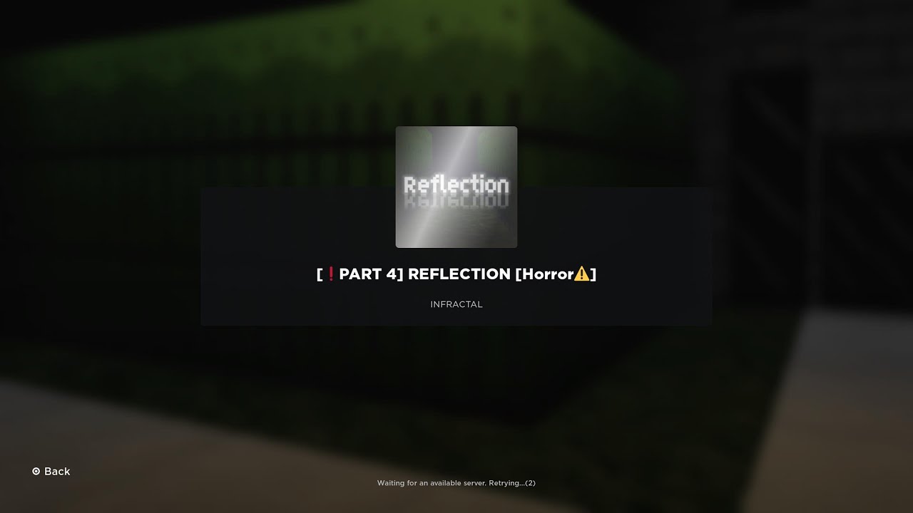 This Roblox game is amazing…-Reflection[horror]