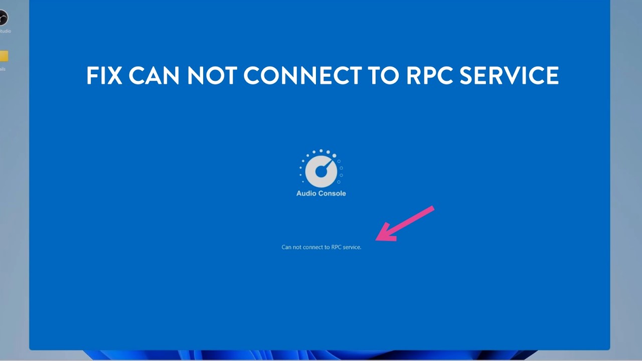 Cannot Connect To RPC Service Realtek Audio Console [Solved]