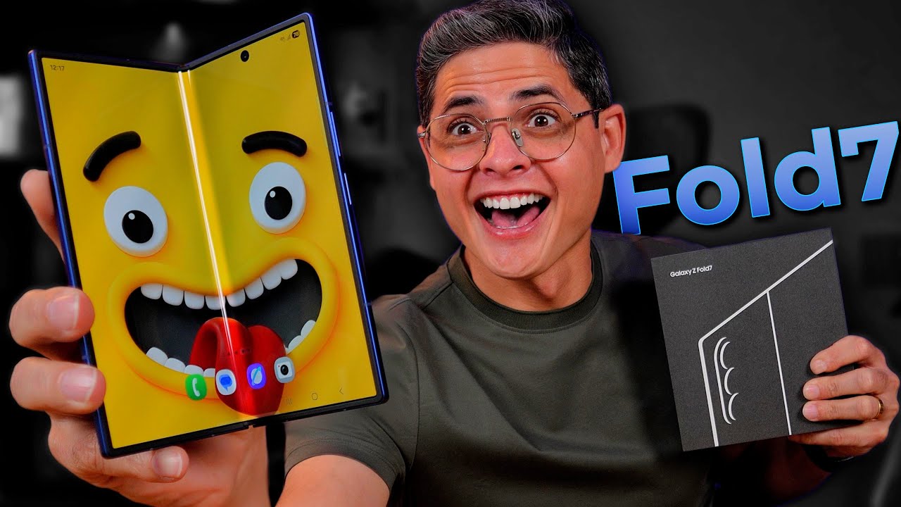 O MELHOR CELULAR DOBR&Aacute;VEL DO BRASIL? Samsung GALAXY Z Fold7! Unboxing e Impress&otilde;es