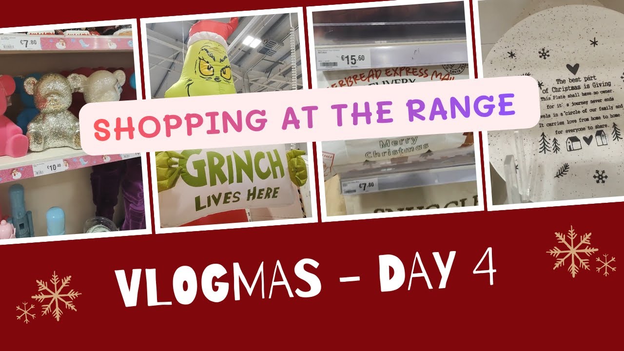 VLOGMAS ДЕНЬ 4 - Рождественский декор The Range!