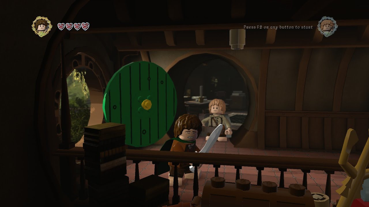 Walking from Hobbiton to Mordor for no reason in Lego Lord of the Rings