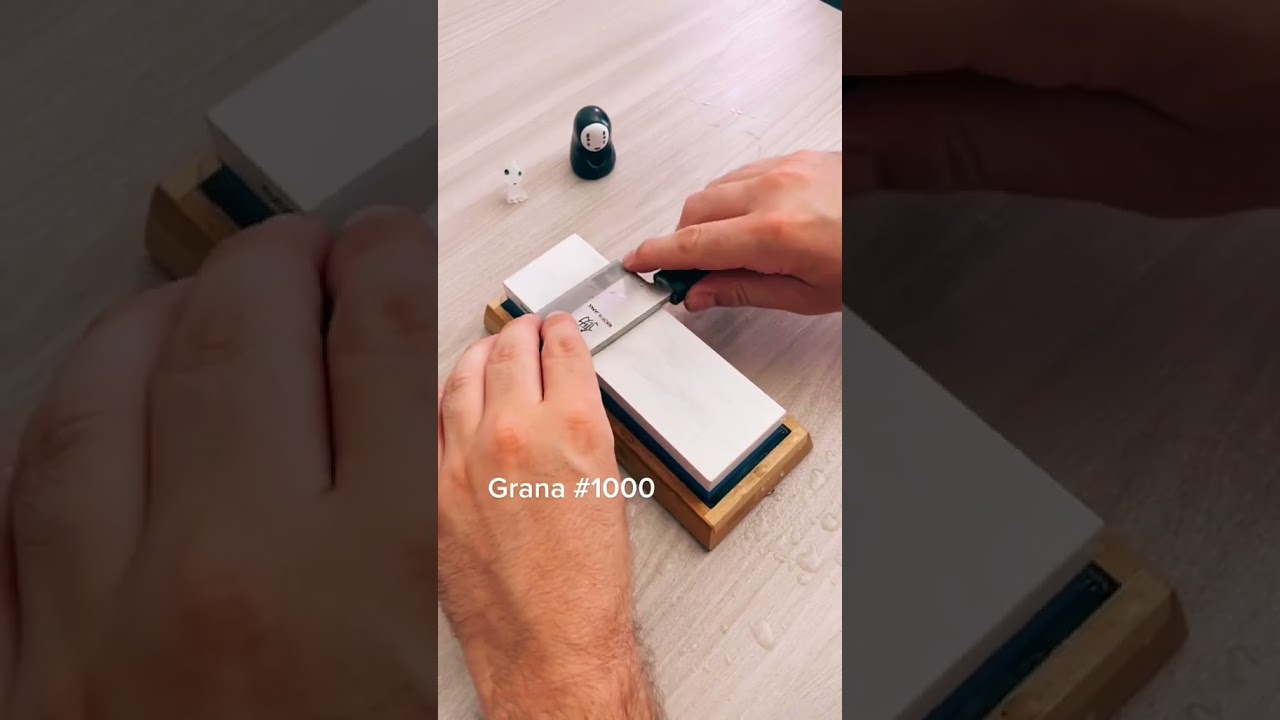 Come affilare un coltello da cucina #giappone #asmr #relaxing