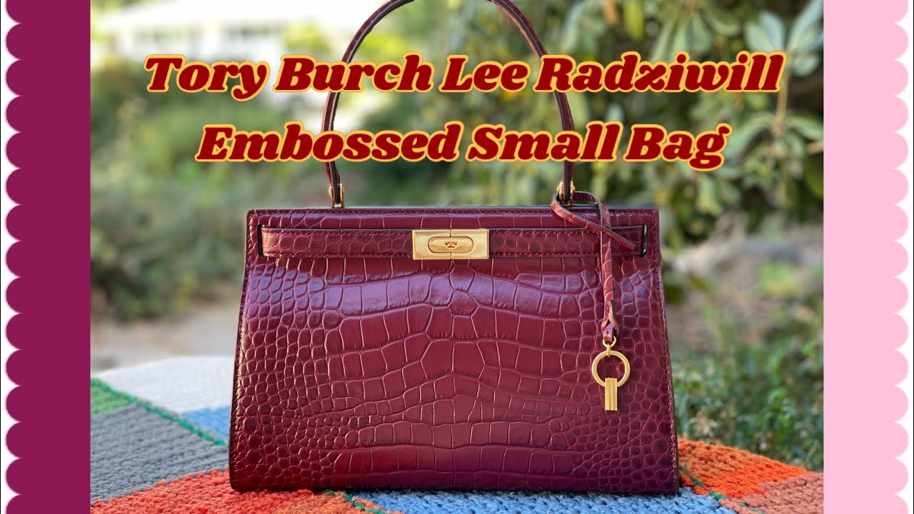 Tory Burch Lee Radziwill Small Embossed Bag. Reveal and review