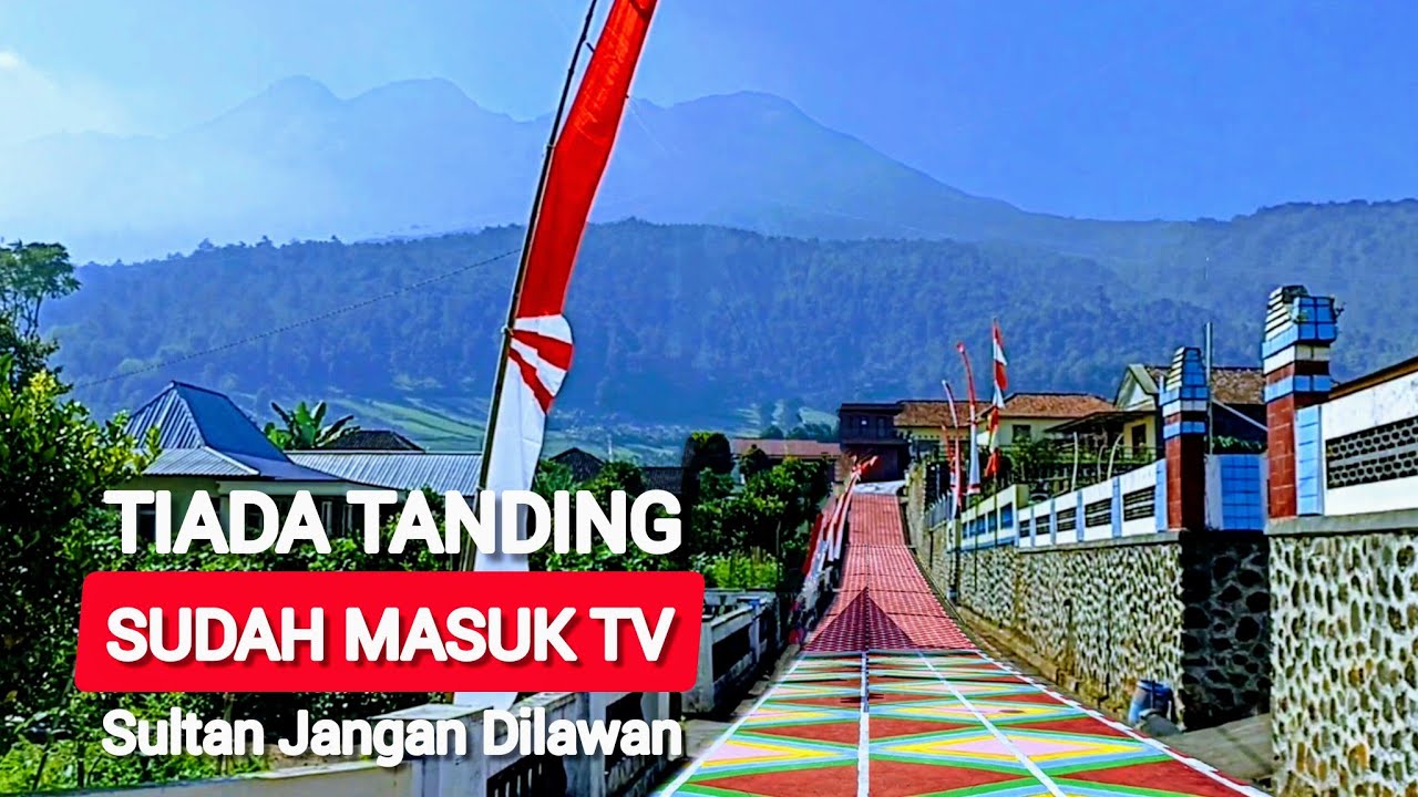 VIRAL Kampung Indah Yang Unik‼️Jalan Kampung Dicat Seindah Ini Untuk Menyambut HUT RI Ke 80