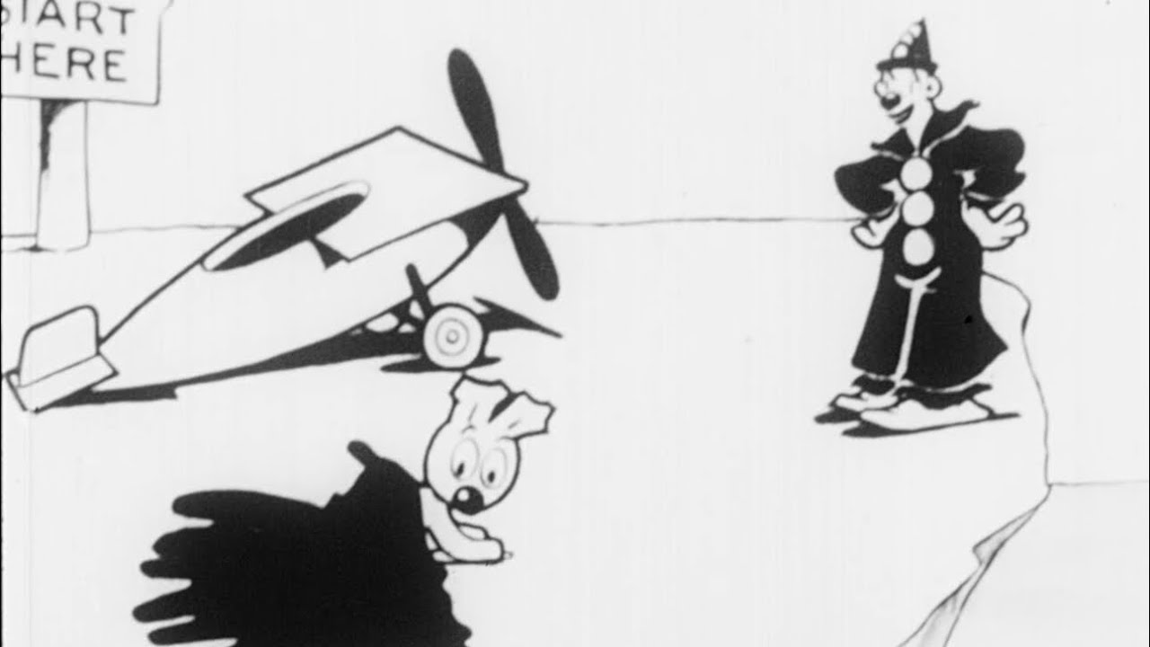 Koko Hops Off | 1927 | Inkwell Imps | Koko the Clown | Max Fleischer Studios Cartoon