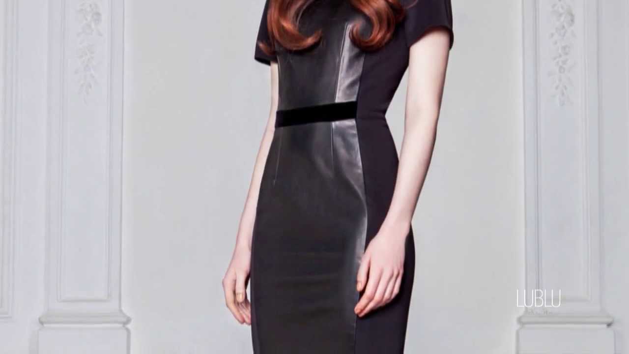 Video Lookbook LUBLU Kira Plastinina FW 13/14 Leather Paneled Dress