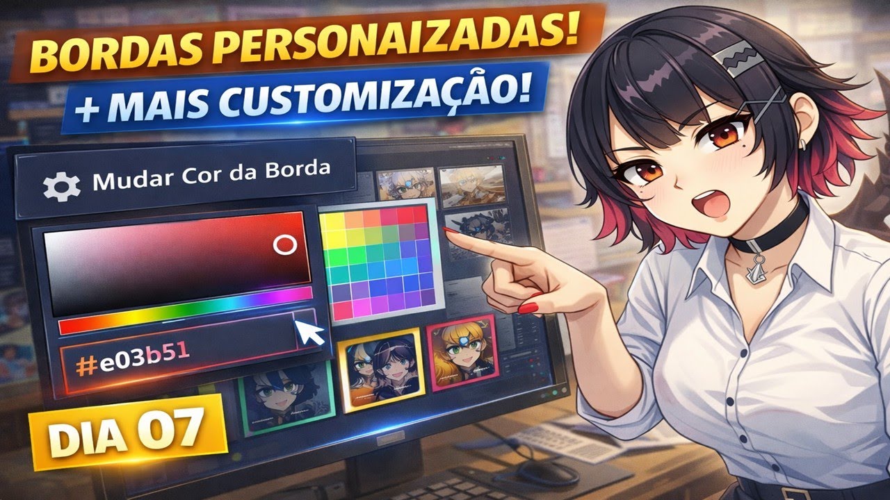 Mais personalização no site! 🎨 | Novas configurações – Dia 07
