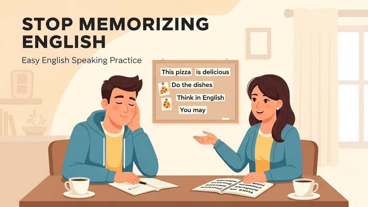 Learn Stop Memorizing English | Easy English Speaking Practice | Online English Podcast