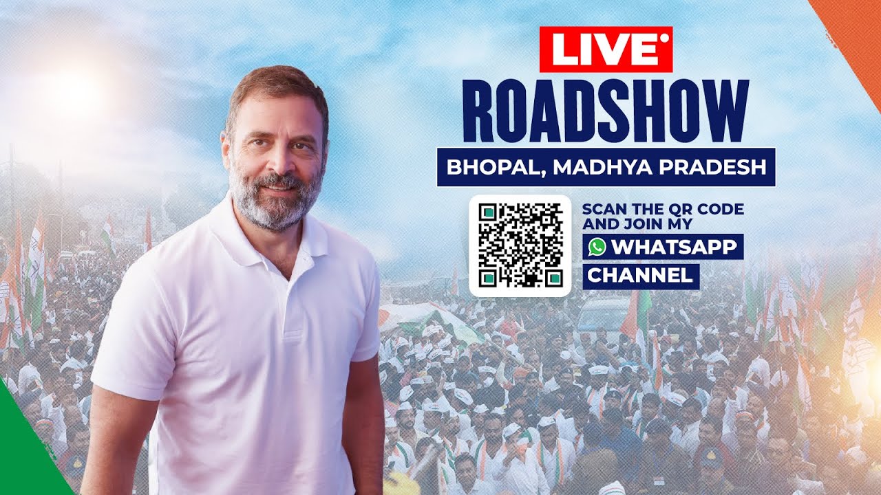 Roadshow | Bhopal, Madhya Pradesh | Rahul Gandhi