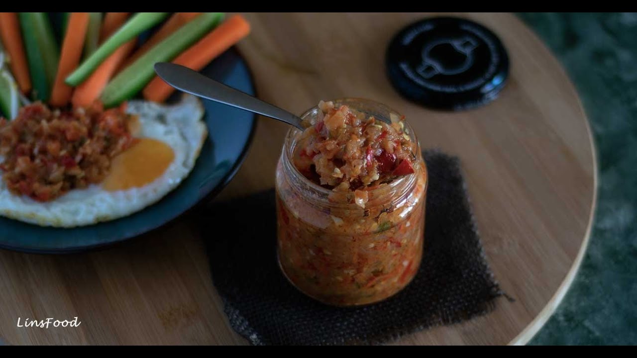Easy Cooked Onion Sambal with Shrimp Paste (Belacan/Kapi)