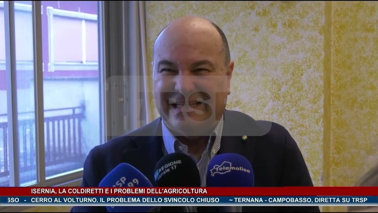 Isernia, la Coldiretti e i problemi dell'agricoltura TG NEWS MOLISE DEL 26-02-26 - TRSP -