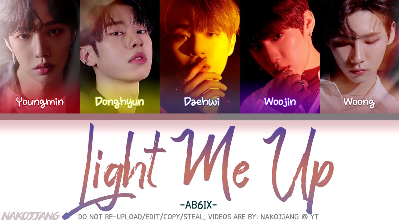 AB6IX (에이비식스) – Light Me Up (Color Coded Lyrics Eng/Rom/Han/가사)