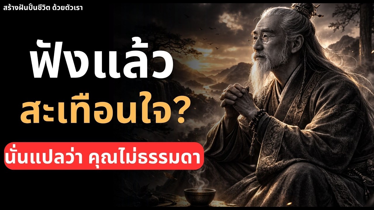 ฟังแล้วสะเทือนใจ นั่นแปลว่าท่านไม่ธรรมดา