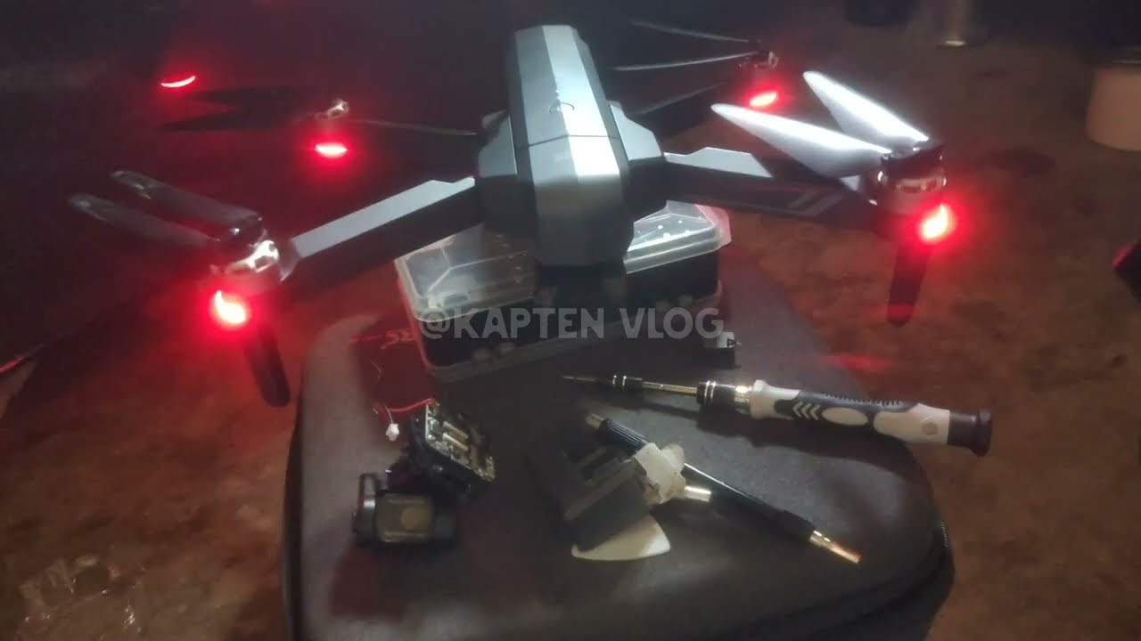 SERVIES/BONGKAR DRONE SJRC F11S 4K PRO,GANTI KAMERA