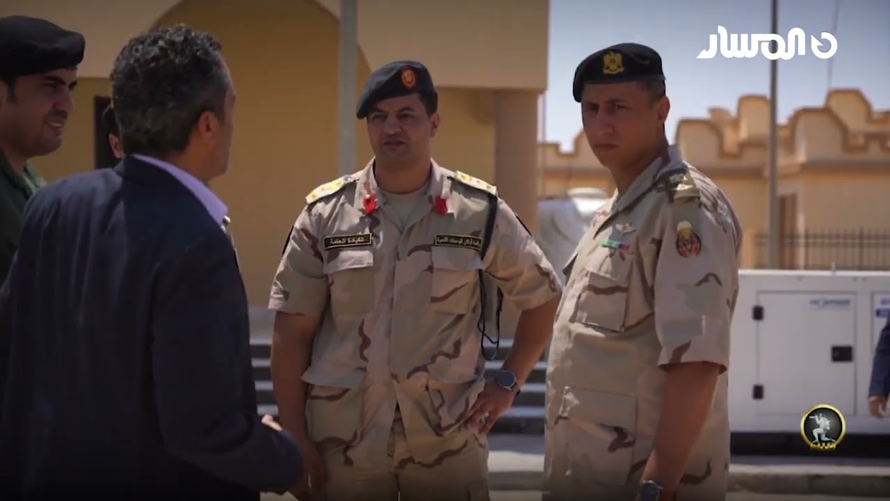 لقطات من زيارة أسامة حماد رفقة العميد ركن خالد خليفة وحاتم العريبي إلى منفذ مساعد البري