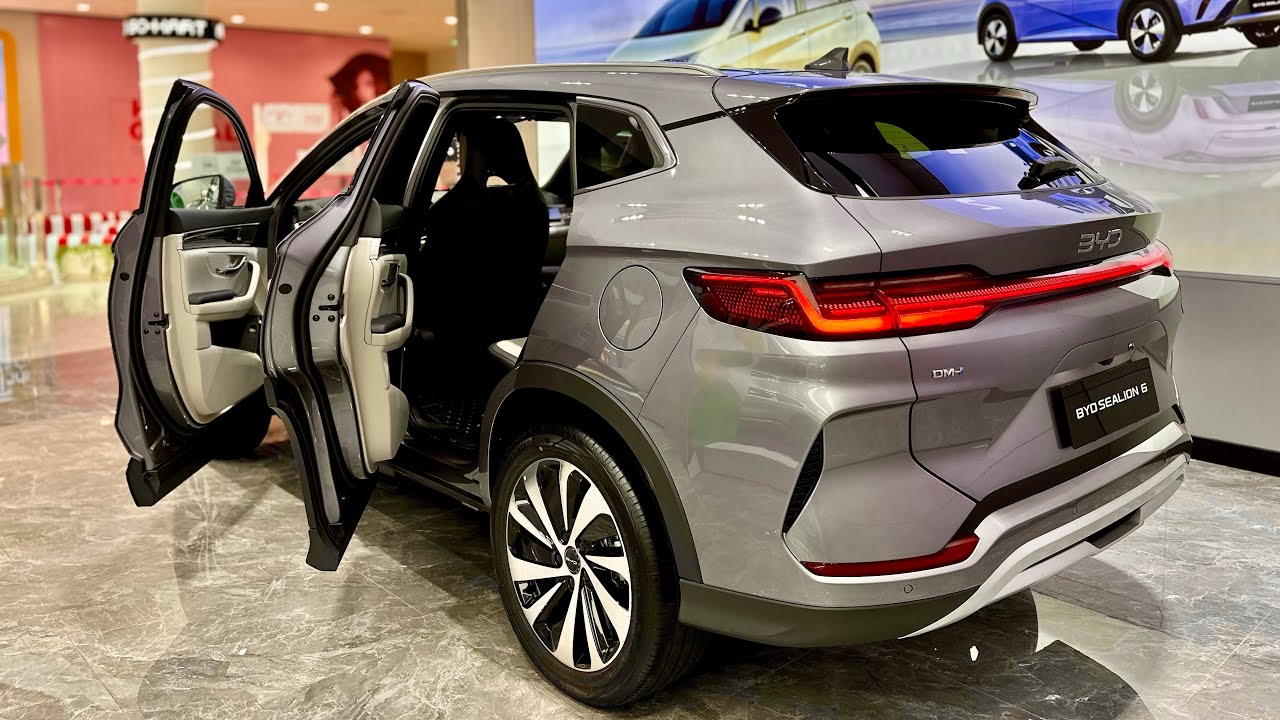 New BYD SEALION 6 ( 2024 ) - Luxury EV SUV | Gray Color