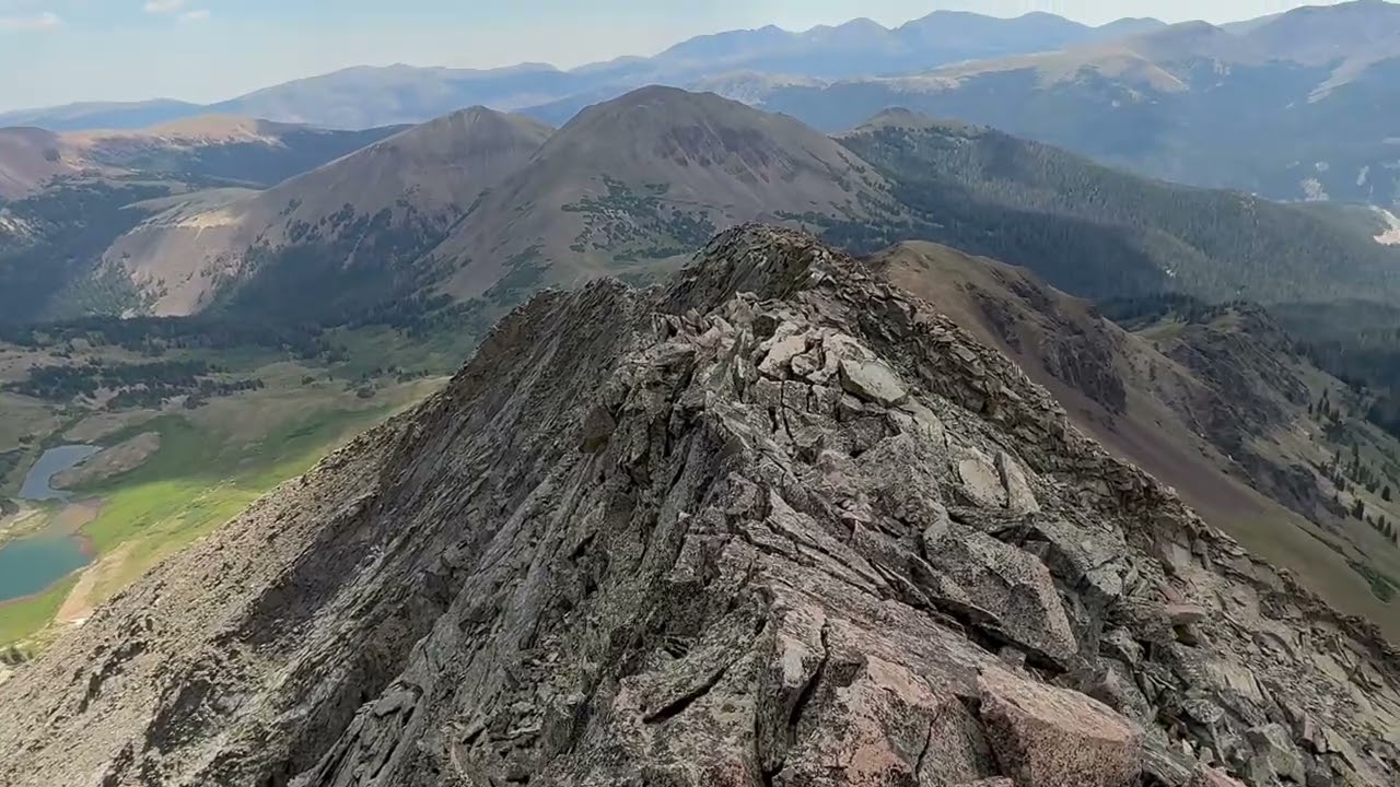 Static Peak (12598 feet) east ridge