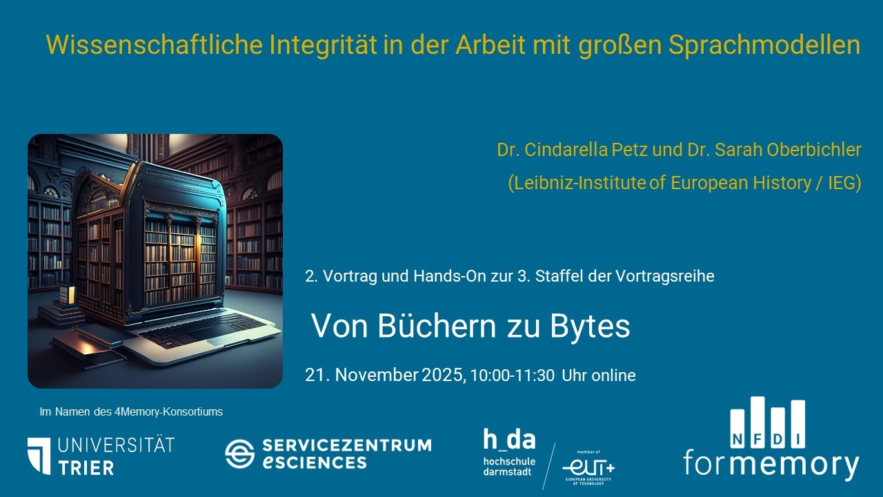 Von Büchern zu Bytes (18): Wissenschaftliche Integrität in der Arbeit mit großen Sprachmodellen