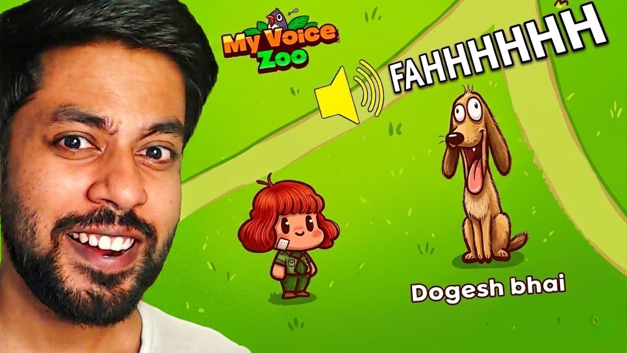 I GAVE VOICE TO MY ZOO ANIMALS AND ITS FUN !! Myvoice zoo gameplay | Mr IG