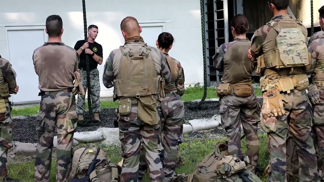How to Fast Rope.  Check out the Fast Rope Training with US and Allies.