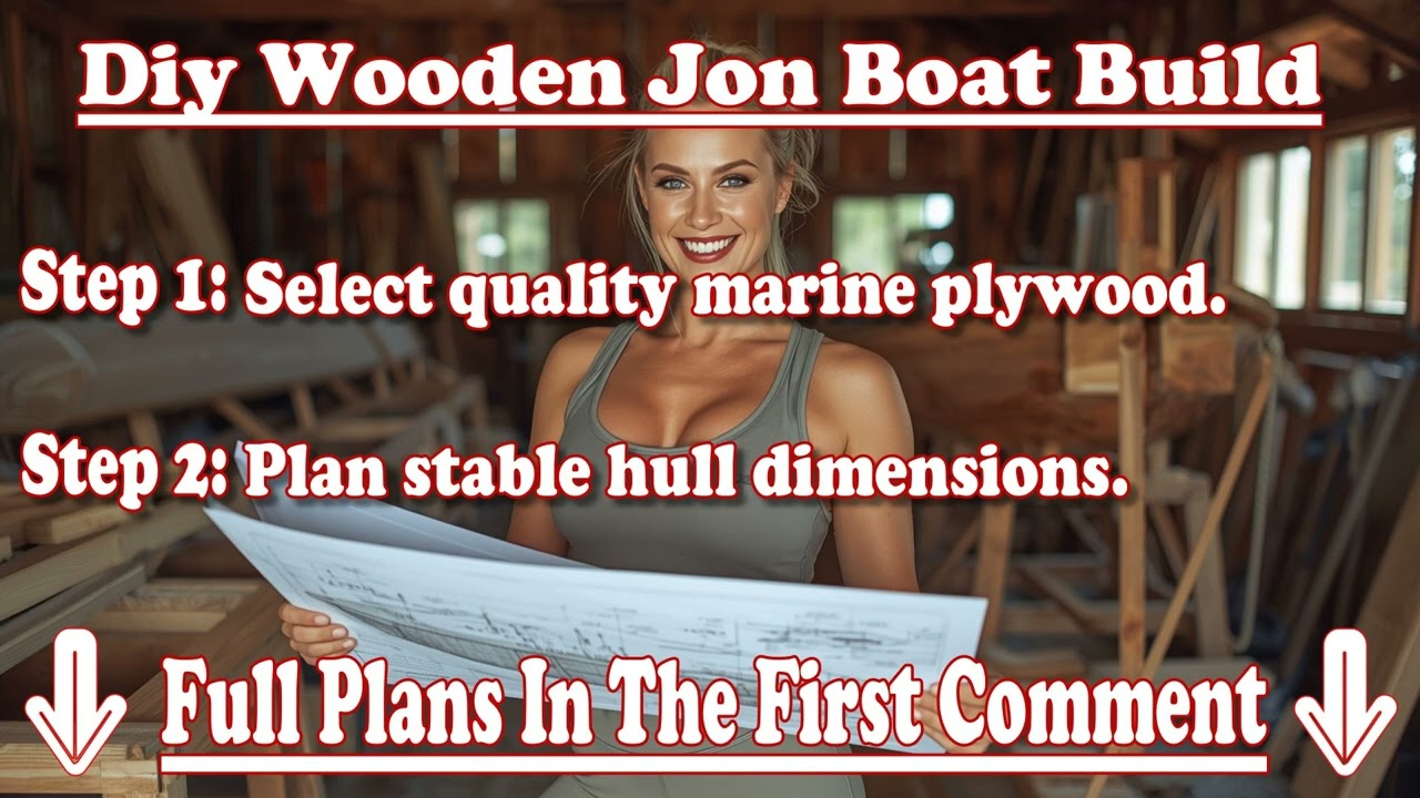 DIY Wooden Jon Boat Build From Scratch With Boat Building Plans