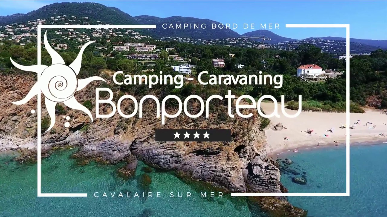 Bonporteau - Camping - caravaning - camping 4 &eacute;toiles en bord de mer &agrave; Cavalaire sur mer