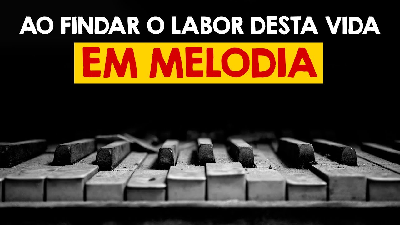 Ao findar o labor desta vida Harpa Cristã nº 570 em melodia. Aula para iniciantes no teclado