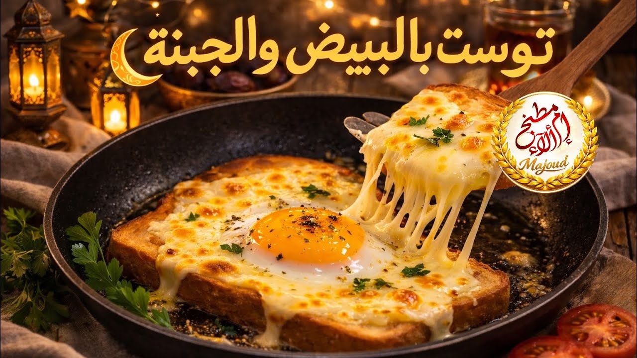 شو سحورنا | توست بالبيض والجبنة 🧀🍳