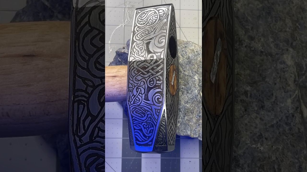 Etch Drawing On Metal 