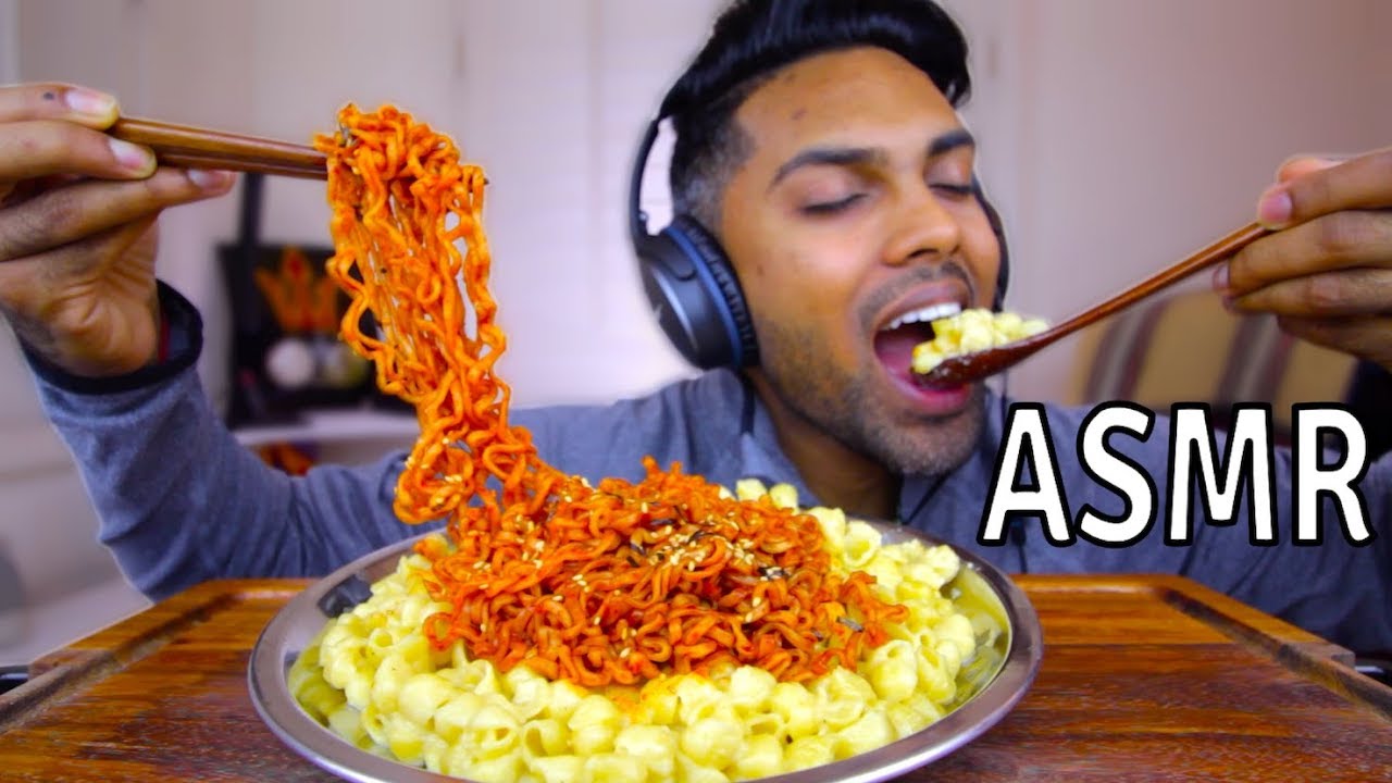 NUCLEAR MACARONI AND CHEESE | ASMR