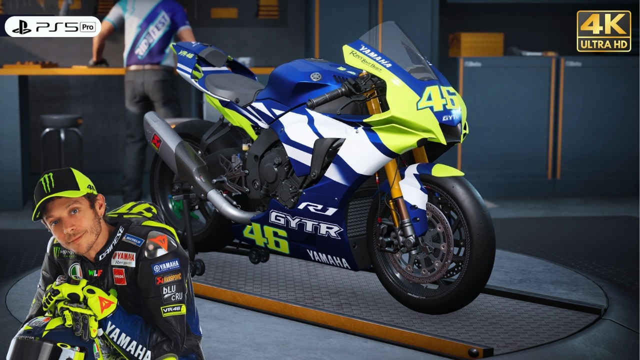 RIDE 6 | Customize Brutal R1M Yamaha Valentino Rossi VR46 Gameplay [4K PS5 Pro]