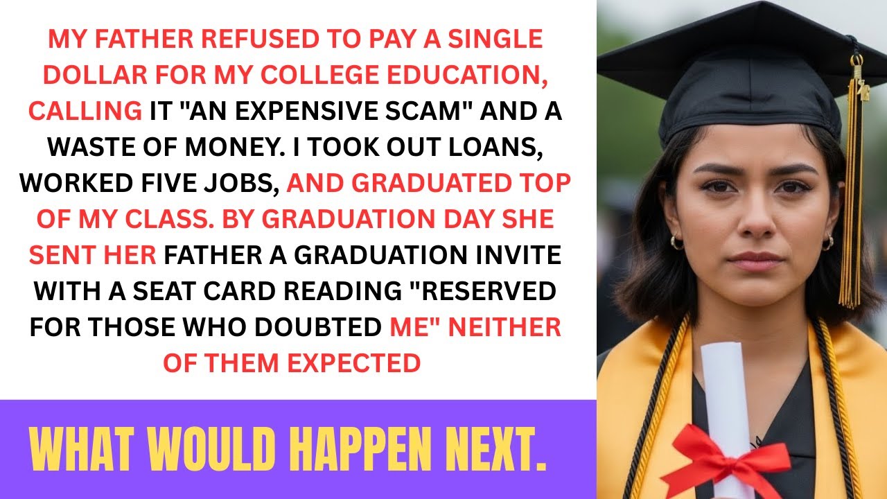 My Father Refused to Pay for College — So I Bought Him a Ticket to My Graduation
