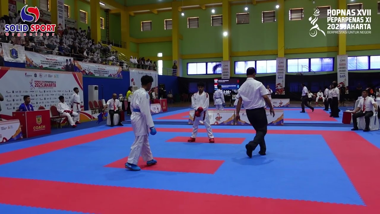 KUMITE BEREGU PUTRA SULBAR VS PAPUA | POPNAS KARATE 2025