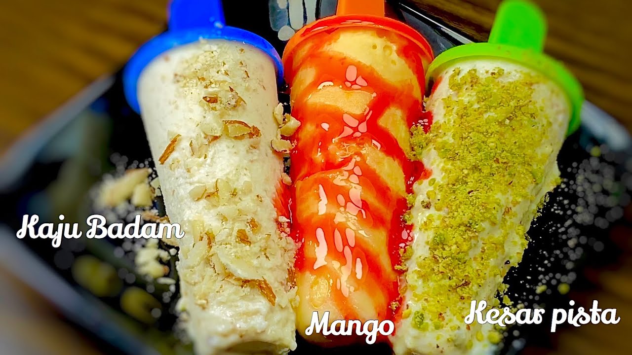 इस बंद मैं मिल्क पाउडर से आसानी से बनाये के 3 तरह की कुल्फी | 3 Types of Kulfi recipe|Homemade Kulfi