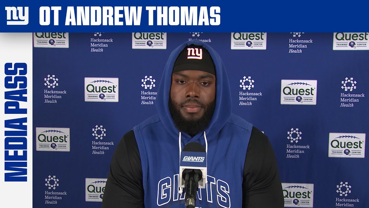 Andrew Thomas on Facing Broncos Nik Bonitto |  New York Giants
