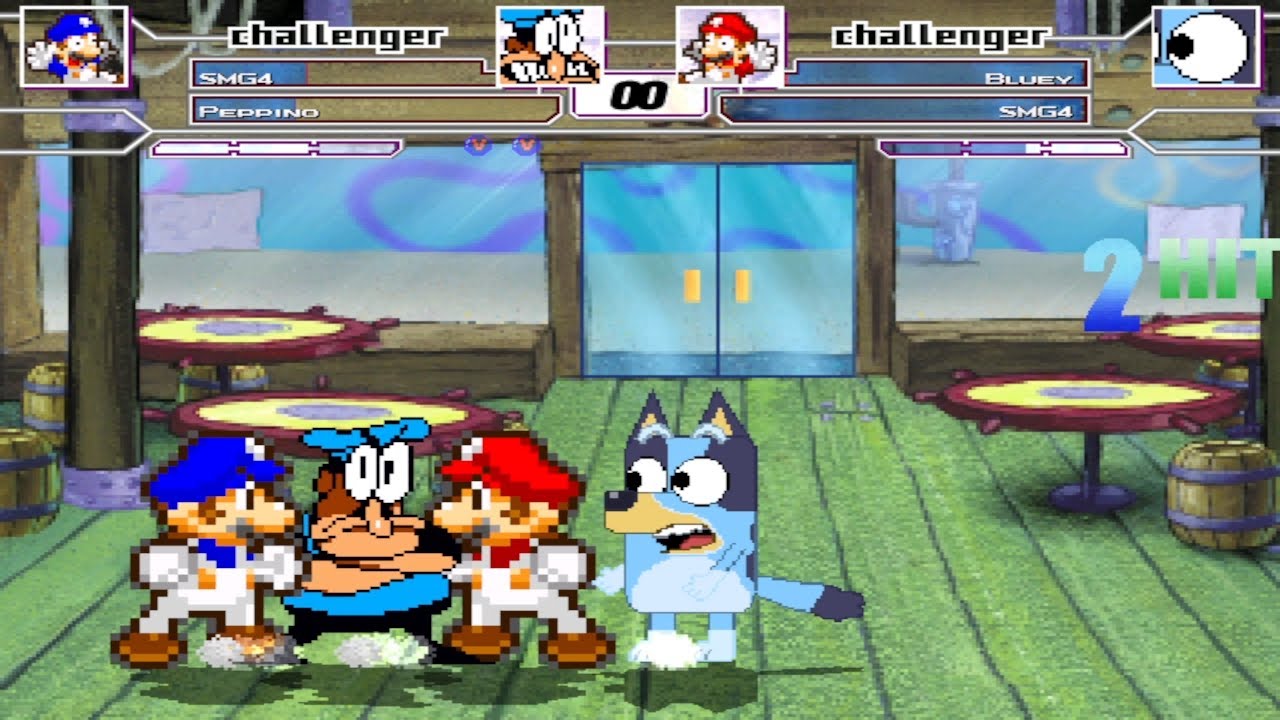SMG4 (SuperRhys217) And Peppino (AngryBirdCooler) Vs Mugens in Suvival Mode!