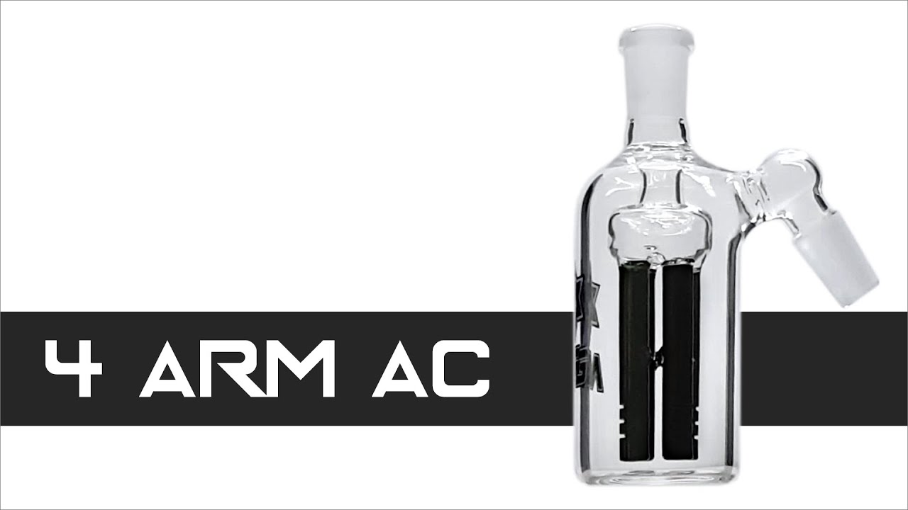 4 Arm AC  | NG NICE GLASS 4-Arm Perc Ashcatcher