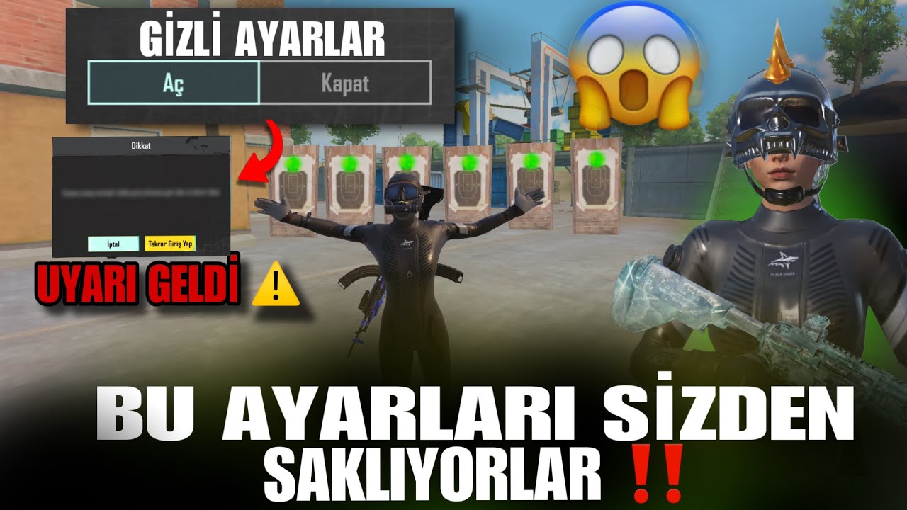 KİMSENİN BİLMEDİĞİ AYARLAR 🤯 BU AYARLAR İLE PRO OLACAKSINIZ!! PUBG MOBİLE