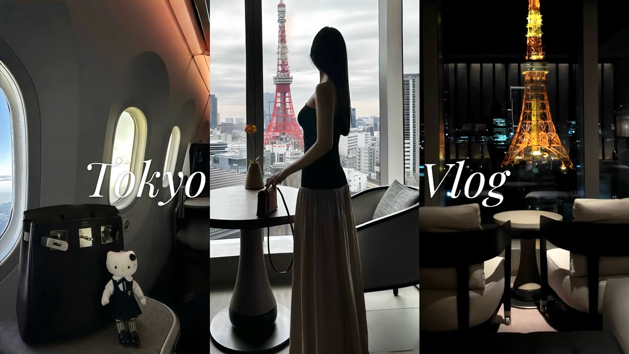 Токио🗼Сьют с видом на башню за $4000 в Janu | JAL Sky Suite | Содержимое сумки Herm&egrave;s