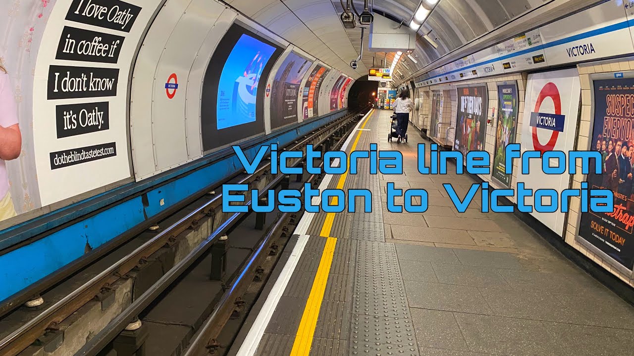 Ride on the Victoria line from Euston to Victoria