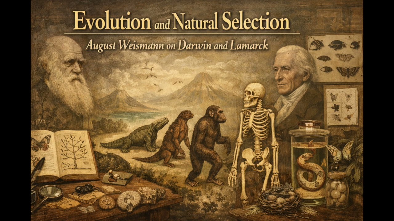 EVOLUTION AND NATURAL SELECTION, August Weismann on Darwin and Lamarck, Narrated by Jason Zenobia