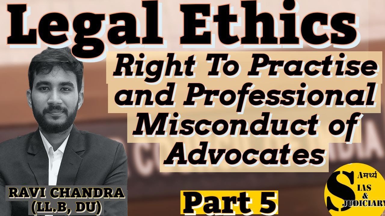 Right to Practise and Misconduct of Advocates under Advocates Act 1961. #law #lawyer #advocate