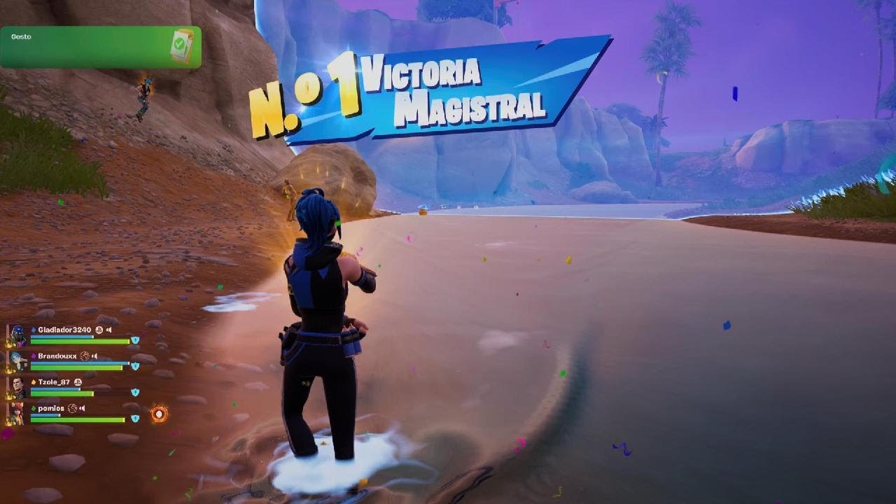 Fortnite PS5 C7 T1: Victoria muy reñida en quinteto