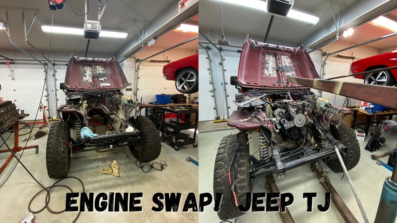 Engine Swap in my Jeep TJ Wrangler | Low mileage 4.0