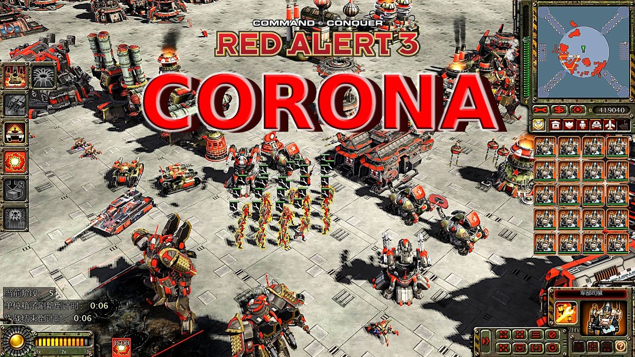 Red Alert 3 Corona MOD | Zero Production, Just Selling Electricity! | All Hail the Lantern!