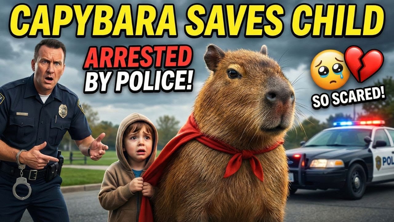 Capybara Saves a Child, Still Misunderstood and Arrested by Police — 