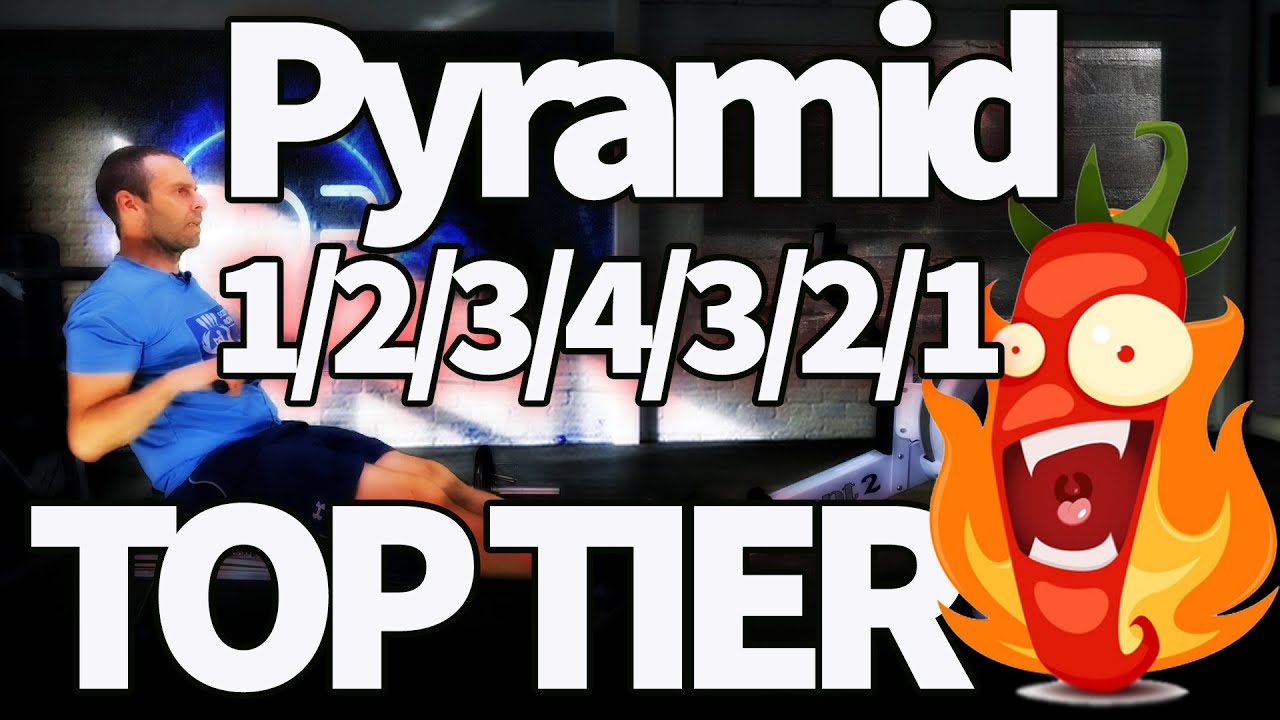 38 Minute Sprint Pyramid Rowing Workout - Race Pace Intervals | 2K Plan Week 2 Row 4 | RowAlong